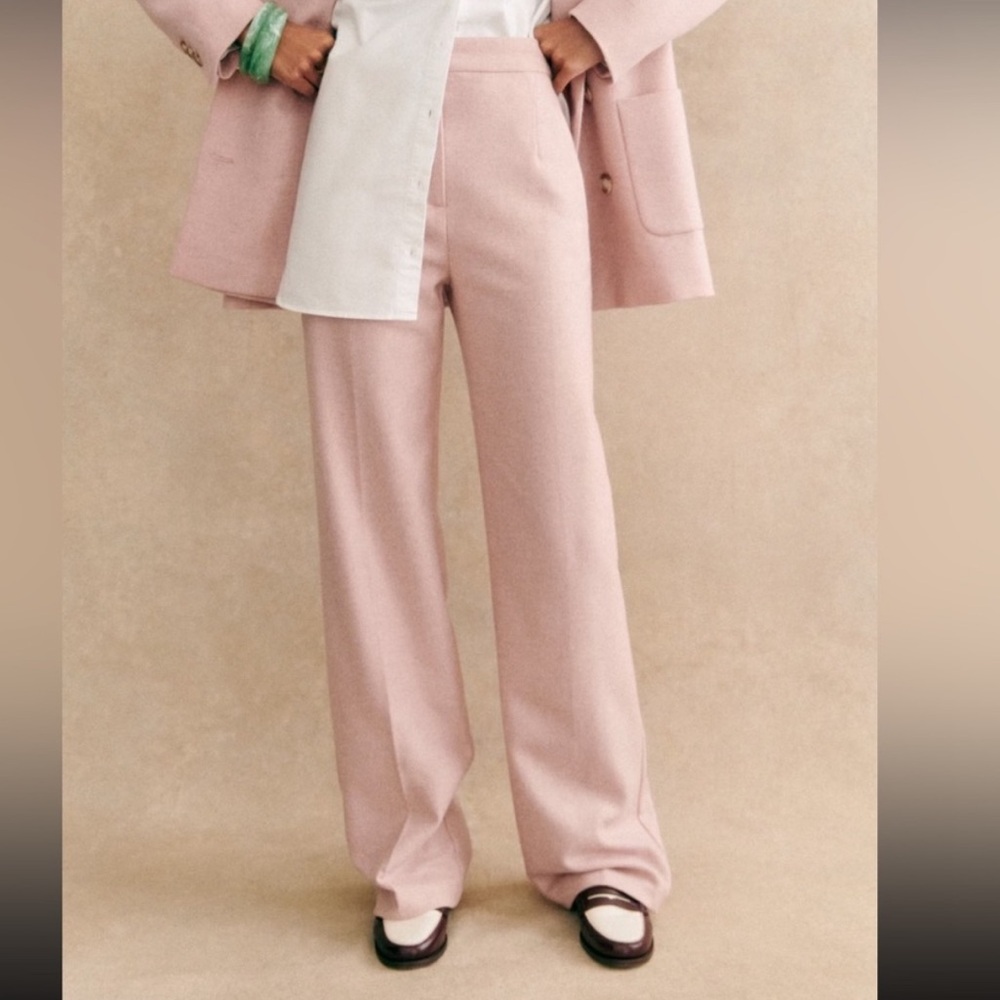 Sezane High Waisted Trousers